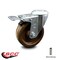 Service Caster 4 Inch High Temp Phenolic Wheel Bolt Hole Caster with Total Lock Brake SCC SCC-BHTTL20S414-PHSHT - alternate 5